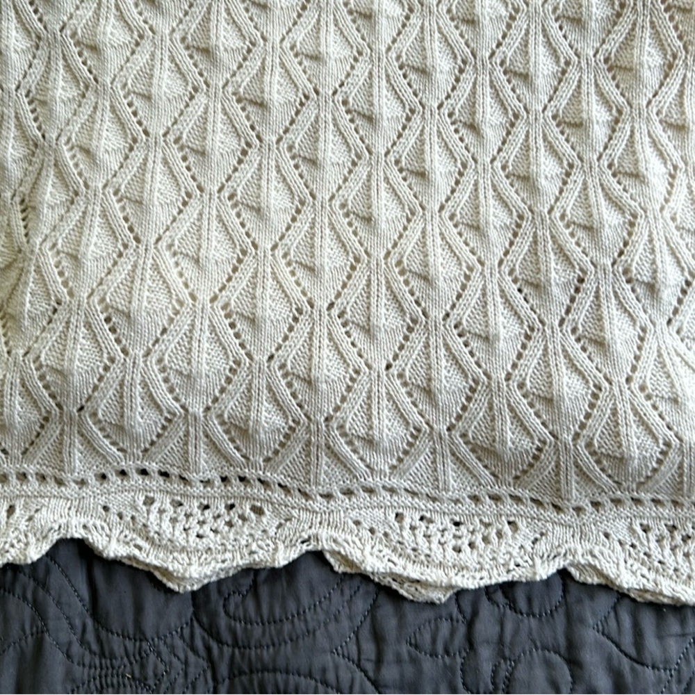 Freshman 1996 Crocheted Maxi Lined Tank Dress.